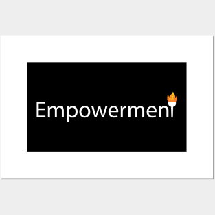 Empowerment artistic text design Posters and Art